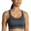 BROOKS Women's Dare Racerback Run Bra 2.0 - Asphalt -Optimal Sportswear Store 350085 081 MF Dare Racerback Run Bra 2