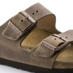 Birkenstock Arizona Cork Tobacco Brown Oiled Leather Sandal- Regular/Wide -Optimal Sportswear Store 352203 detail 1