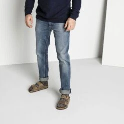 Birkenstock Arizona Cork Tobacco Brown Oiled Leather Sandal- Regular/Wide -Optimal Sportswear Store 352203 f look m