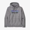 Patagonia Men's P-6 Logo Uprisal Hoody - Gravel Heather -Optimal Sportswear Store 39622 GLH