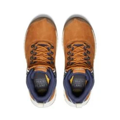 Women's Nxis Explorer Mid Waterproof Hiking Boot - Keen Maple/Birch- Regular (B) -Optimal Sportswear Store 3d98a69bb08aea03fee3285af74a530c22bd17c6