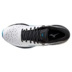 Mizuno Men's Wave Sky 6 Running Shoe - White/Cyber Yellow - Regular (D) -Optimal Sportswear Store 411369.0034 04