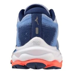 Mizuno Women's Wave Sky 7 Running Shoe - Blue Heron/Silver - Regular (B) -Optimal Sportswear Store 411413 6Q73 05