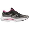 Mizuno Women's Project Zero Wave Rider 27 Running Shoe - Black/White- Regular (B) -Optimal Sportswear Store 411424 9000 03