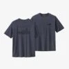Patagonia Men's Capilene Cool Daily Graphic Shirt - '73 Skyline: Smolder Blue X-Dye 1 Patagonia Men's Capilene Cool Daily Graphic Shirt - '73 Skyline: Smolder Blue X-Dye -Optimal Sportswear Store 45235 SKYX