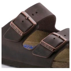 Birkenstock Arizona Soft Footbed Habana Dark Brown Oiled Leather Sandal- Regular/Wide 10 Birkenstock Arizona Soft Footbed Habana Dark Brown Oiled Leather Sandal- Regular/Wide -Optimal Sportswear Store 452761 detail 1