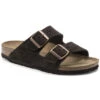 Birkenstock Arizona Mocha Suede Leather Sandal- Regular/Wide -Optimal Sportswear Store 51903
