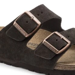 Birkenstock Arizona Mocha Suede Leather Sandal- Regular/Wide 12 Birkenstock Arizona Mocha Suede Leather Sandal- Regular/Wide -Optimal Sportswear Store 51903 detail 1