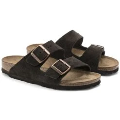 Birkenstock Arizona Mocha Suede Leather Sandal- Regular/Wide 10 Birkenstock Arizona Mocha Suede Leather Sandal- Regular/Wide -Optimal Sportswear Store 51903 pair