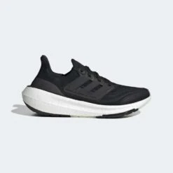 ADIDAS Women's Ultraboost Light Running Shoe- Core Black/Core Black/Crystal White- Regular (B)