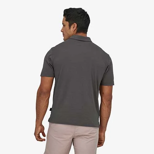 Patagonia Men's Cotton In Conversion Lightweight Polo - Forge Grey 5 Patagonia Men's Cotton In Conversion Lightweight Polo - Forge Grey - Image 3