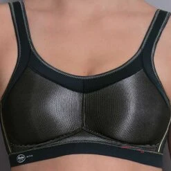 Women's MOMENTUM - Sports Bra, Maximum Support - Black 7 Women's MOMENTUM - Sports Bra, Maximum Support - Black -Optimal Sportswear Store 5529 001 01 1