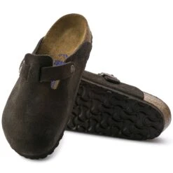 Birkenstock Boston Soft Footbed Mocha Suede- Regular/Wide -Optimal Sportswear Store 660461 sole bost b