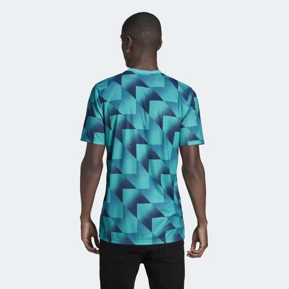 ADIDAS Men's Juventus 22/23 Pre Match Shirt - Hi-Res Aqua/Active Teal 6 ADIDAS Men's Juventus 22/23 Pre Match Shirt - Hi-Res Aqua/Active Teal - Image 4
