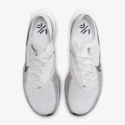Men's Nike ZoomX Vaporfly Next% 3 Running Shoe- White/Dark Smoke Grey/Particle Grey- Regular (D) -Optimal Sportswear Store 7d474cb2 fce8 46af 9f49 3ba335977ea2