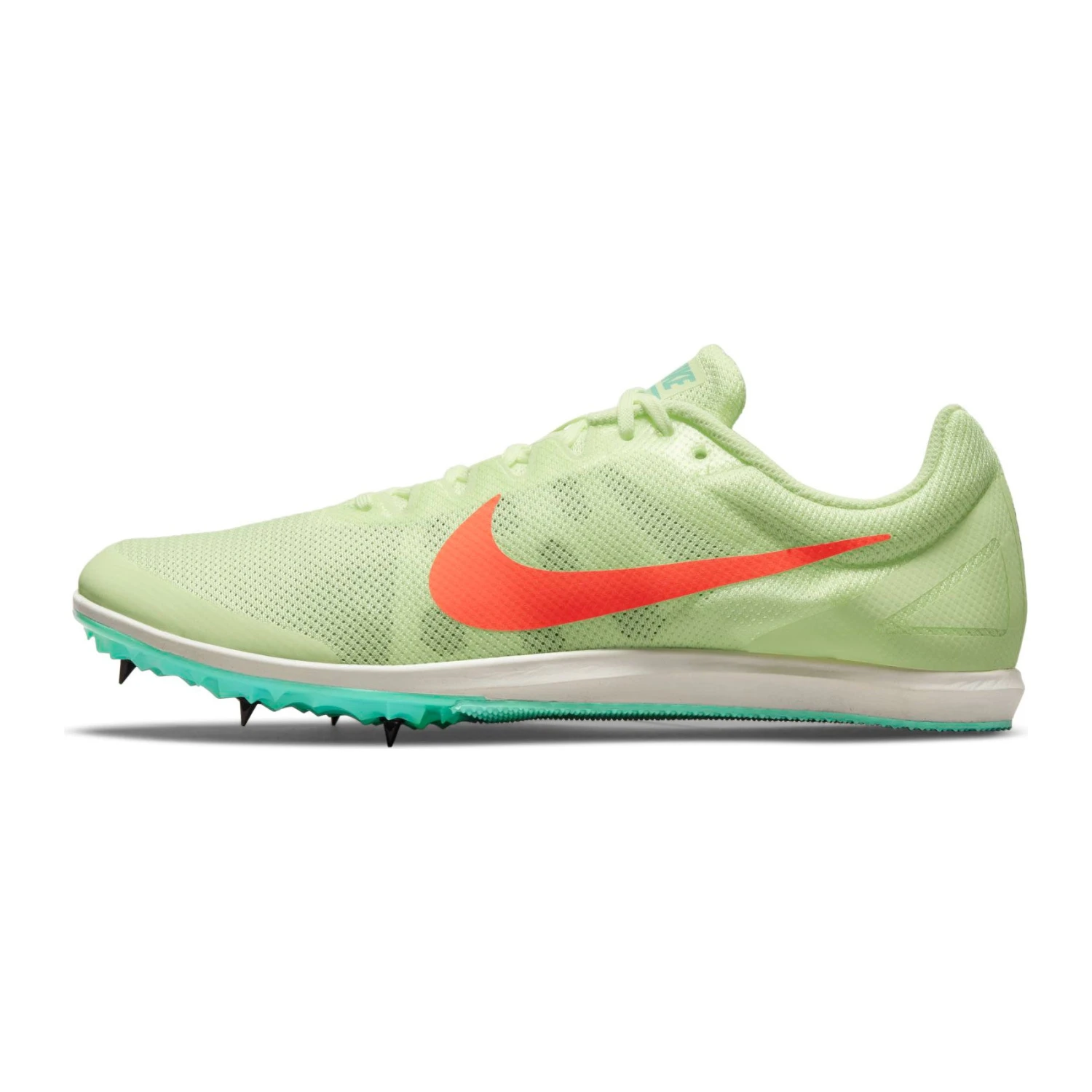 Nike Unisex Zoom Rival D Track Spike - Barely Volt/Hyper Orange/Dynamic Turq - Regular (D) 4 Nike Unisex Zoom Rival D Track Spike - Barely Volt/Hyper Orange/Dynamic Turq - Regular (D) - Image 2