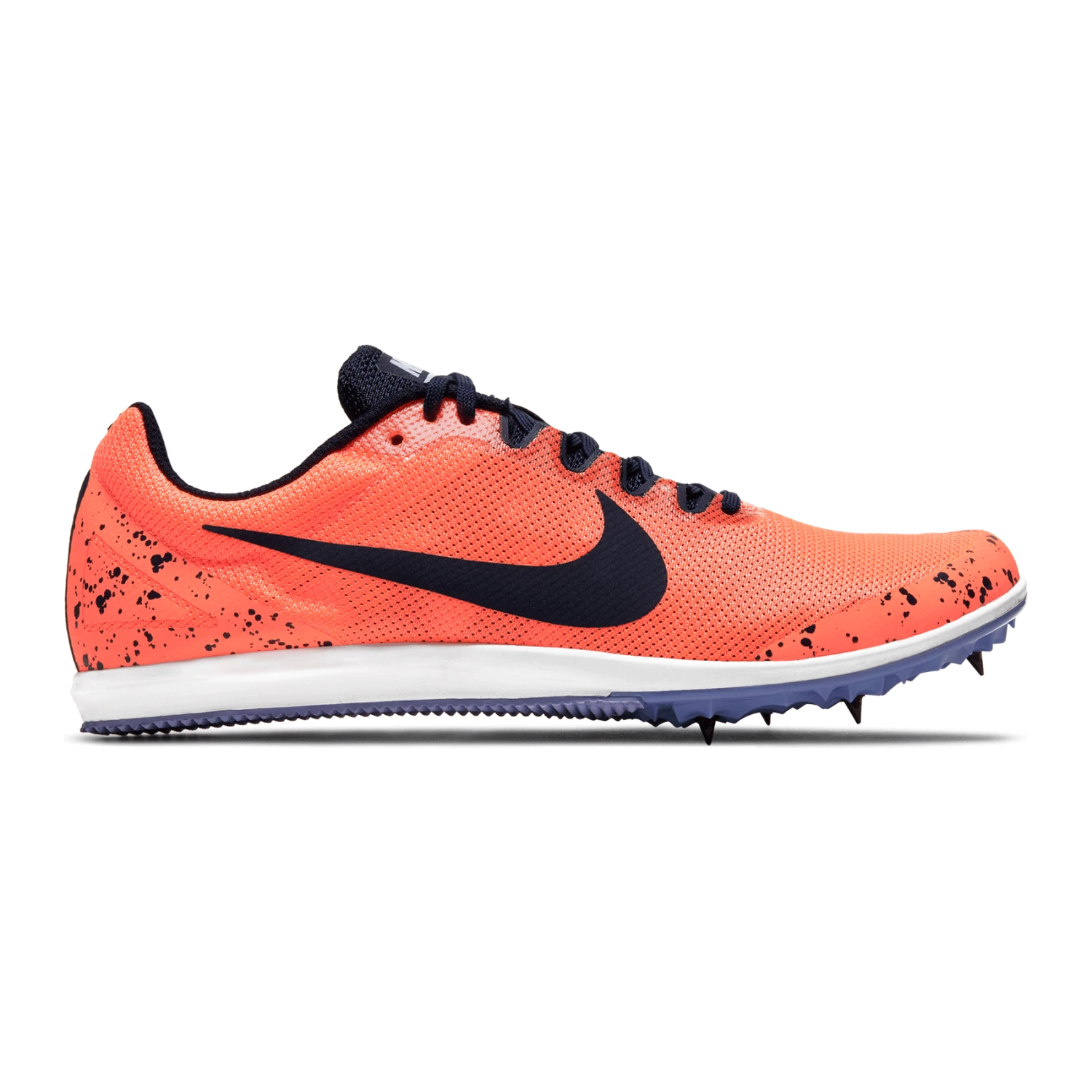 Nike Unisex Zoom Rival D 10 Track Spike - Bright Mango/Blackened Blue/Purple Pulse-Regular (D) 3 Nike Unisex Zoom Rival D 10 Track Spike - Bright Mango/Blackened Blue/Purple Pulse-Regular (D)