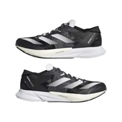 ADIDAS Men'sAdizero Adios 8 Running Shoe - Carbon/FTW White/Cblack - Regular (D) -Optimal Sportswear Store ADIZERO ADIOS 8 M Grey ID6902 09 standard
