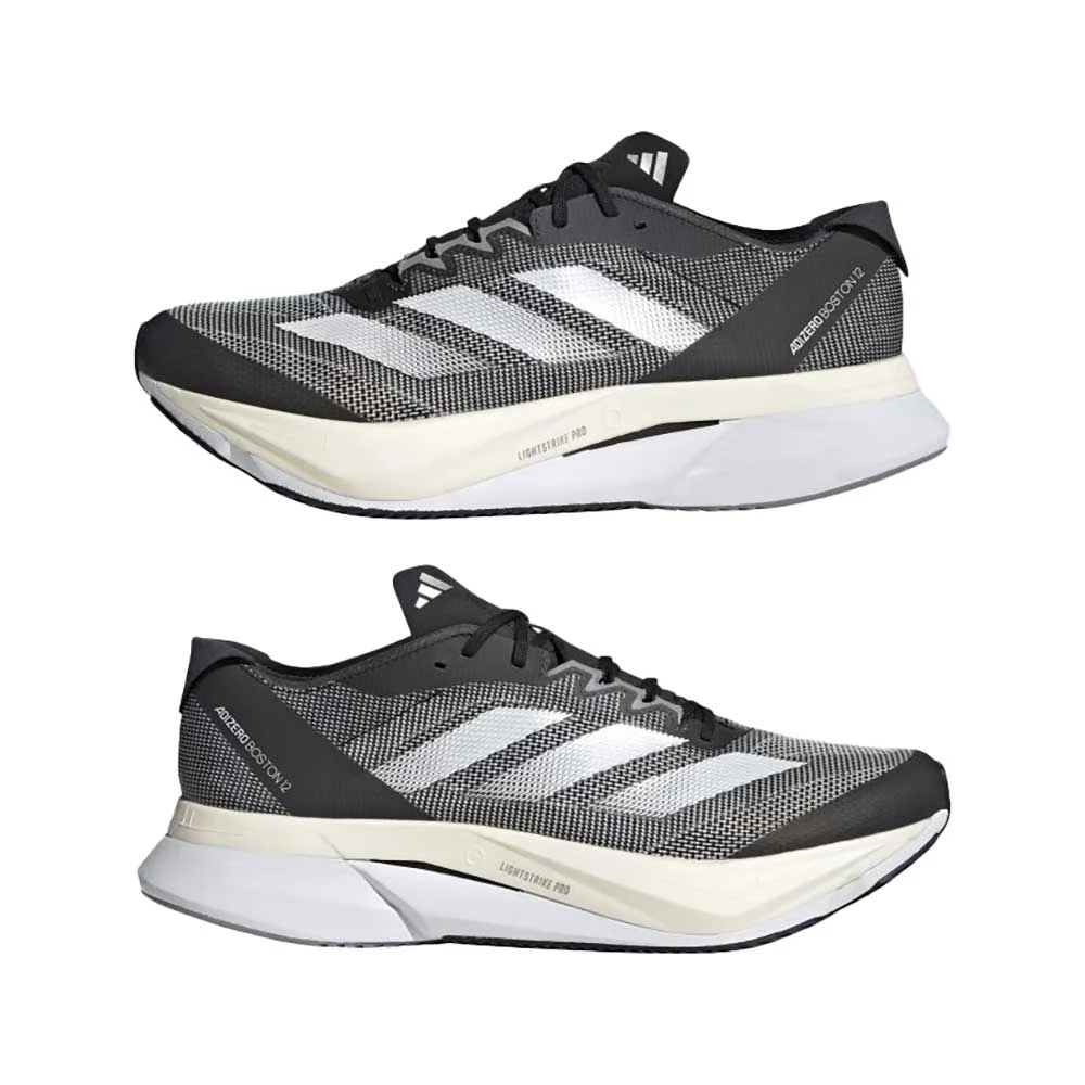 ADIDAS Men's Adizero Boston 12 Running Shoe - Core Black/FTWR White/Carbon - Regular (D) 8 ADIDAS Men's Adizero Boston 12 Running Shoe - Core Black/FTWR White/Carbon - Regular (D) - Image 6