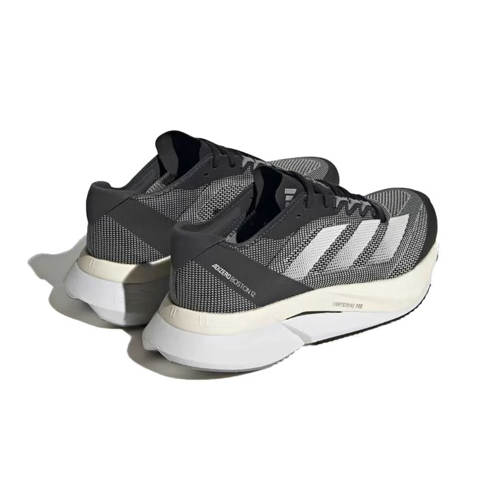 ADIDAS Women's Adizero Boston 12 Running Shoes - Core Black/Cloud White/Carbon - Regular (B) 4 ADIDAS Women's Adizero Boston 12 Running Shoes - Core Black/Cloud White/Carbon - Regular (B) - Image 2