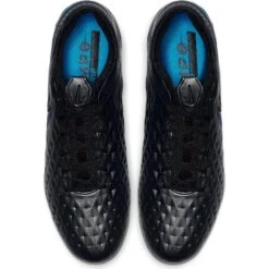Nike Legend 8 Elite FG Soccer Boots - Black/Black/Blue Hero -Optimal Sportswear Store AT5293 004 PHCTH001 JPG HEI 875 WID 875