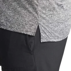 Men's Nike Dri-FIT Rise 365 Short Sleeve Running Top - Black/Heather/Reflective Silver -Optimal Sportswear Store AURORA CZ9184 011 PHSYM011 2000