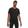 Men's Nike Rise 365 Dri-FIT Short-Sleeve Running Top- Black -Optimal Sportswear Store AURORA CZ9184 013 PHSFM001 2000