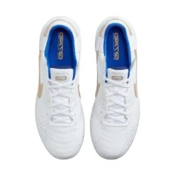 Unisex Nike Streetgato IC Soccer Shoes- White/Metallic Gold/Hyper Royal - Regular (D) -Optimal Sportswear Store AURORA DC8466 174 PHCTH001 2000