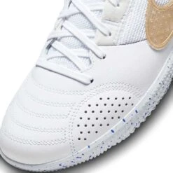 Unisex Nike Streetgato IC Soccer Shoes- White/Metallic Gold/Hyper Royal - Regular (D) -Optimal Sportswear Store AURORA DC8466 174 PHSYD001 2000