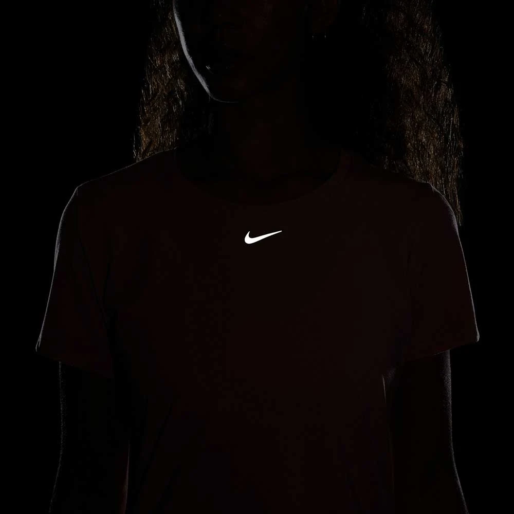 Women's Nike Dri-FIT UV One Luxe Standard Fit Short-Sleeve Top - Red Stardust 7 Women's Nike Dri-FIT UV One Luxe Standard Fit Short-Sleeve Top - Red Stardust - Image 5