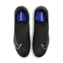 Nike Phantom GX Academy Dynamic Fit MG Soccer Cleat - Black/Chrome-Hyper Royal- Regular (D) -Optimal Sportswear Store AURORA DD9472 040 PHCTH001 2000