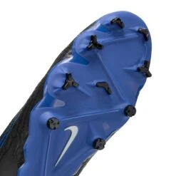 Nike Phantom GX Academy Dynamic Fit MG Soccer Cleat - Black/Chrome-Hyper Royal- Regular (D) -Optimal Sportswear Store AURORA DD9472 040 PHSYD001 2000