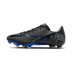 Nike Zoom Mercurial Vapor 15 Academy MG Soccer Cleat - Black/Chrome-Hyper Royal- Regular (D) -Optimal Sportswear Store AURORA DJ5631 040 PHSLH000 2000