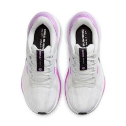 Women's Nike Air Zoom Structure 25 Running Shoe - White/Black-Pure Platinum-Fuchsia Dream- Regular (B) -Optimal Sportswear Store AURORA DJ7884 100 PHCTH001 2000