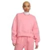 Women's Nike Phoenix Fleece Oversized Crew - Coral Chalk -Optimal Sportswear Store AURORA DQ5761 611 PHSFM001 2000