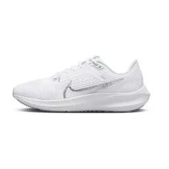 Nike Women's Air Zoom Pegasus 40 Running Shoe- White/Metallic Silver/Pure Platinum- Regular (B) 13 Nike Women's Air Zoom Pegasus 40 Running Shoe- White/Metallic Silver/Pure Platinum- Regular (B) -Optimal Sportswear Store AURORA DV3854 101 PHSLH000 2000