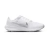 Nike Women's Air Zoom Pegasus 40 Running Shoe- White/Metallic Silver/Pure Platinum- Regular (B) -Optimal Sportswear Store AURORA DV3854 101 PHSRH001 2000
