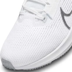 Nike Women's Air Zoom Pegasus 40 Running Shoe- White/Metallic Silver/Pure Platinum- Regular (B) 18 Nike Women's Air Zoom Pegasus 40 Running Shoe- White/Metallic Silver/Pure Platinum- Regular (B) -Optimal Sportswear Store AURORA DV3854 101 PHSYD001 2000