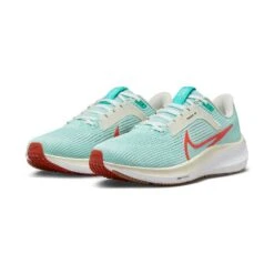 Women's Nike Air Zoom Pegasus 40 Running Shoe - Jade Ice/Picante Red-White-Sea Glass- Regular (B) -Optimal Sportswear Store AURORA DV3854 300 PHCFH001 2000
