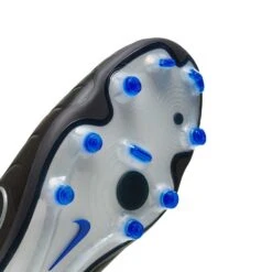 Nike Tiempo Legend 10 Elite FG Soccer Cleat - Black/Chrome-Hyper Blue- Regular (D) -Optimal Sportswear Store AURORA DV4328 040 PHSUD001 2000