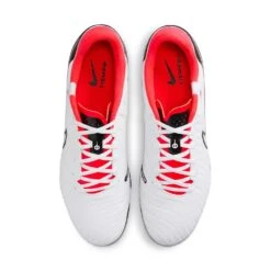 Nike Tiempo Legend 10 Academy MG Soccer Cleat - White/Black-Bright Crimson- Regular (D) -Optimal Sportswear Store AURORA DV4337 100 PHCTH001 2000