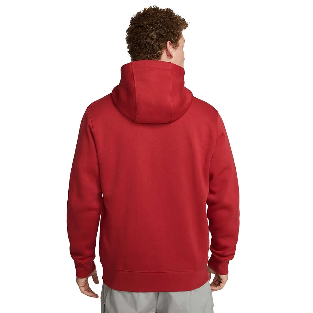 Nike Men's Liverpool FC Club Fleece - Gym Red/White 4 Nike Men's Liverpool FC Club Fleece - Gym Red/White - Image 2
