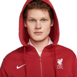 Nike Men's Liverpool FC Club Fleece - Gym Red/White 8 Nike Men's Liverpool FC Club Fleece - Gym Red/White -Optimal Sportswear Store AURORA DV4581 687 PHSYM001 2000