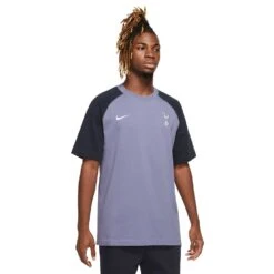 Nike Men's THFC SS Travel Top - Iron Purple/Marine/Pure Violet