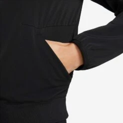 Women's Nike Dri-Fit Bliss Bomber Jacket - Black -Optimal Sportswear Store AURORA DV9451 010 PHSYM002 2000