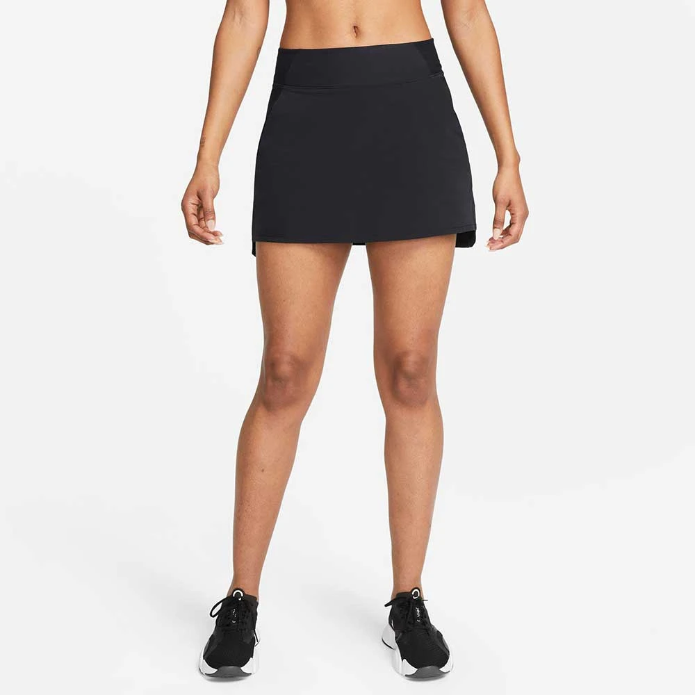 Women's Nike Dri-Fit Bliss Mid Rise 5in Skort -Black 3 Women's Nike Dri-Fit Bliss Mid Rise 5in Skort -Black