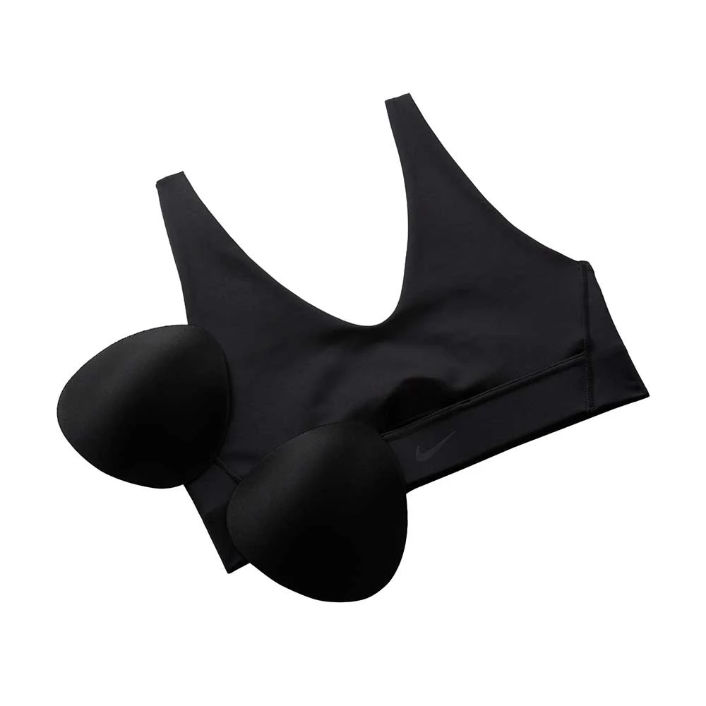 Women's Nike Indy Plunge Cutout Bra - Black/Dark Smoke Grey 7 Women's Nike Indy Plunge Cutout Bra - Black/Dark Smoke Grey - Image 5