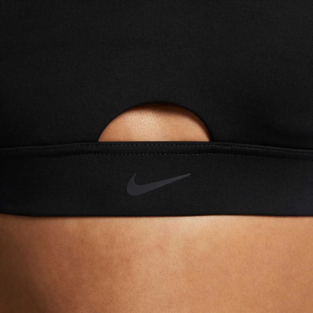 Women's Nike Indy Plunge Cutout Bra - Black/Dark Smoke Grey 10 Women's Nike Indy Plunge Cutout Bra - Black/Dark Smoke Grey - Image 8