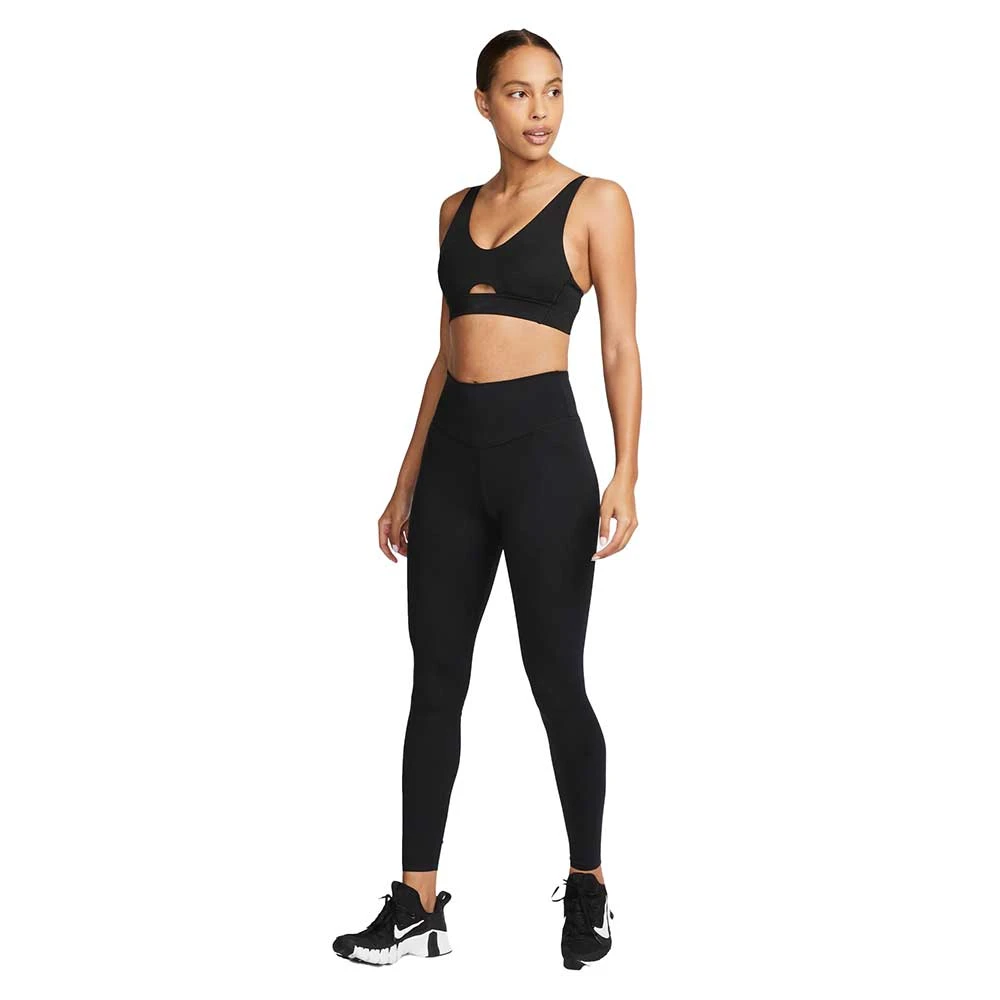 Women's Nike Indy Plunge Cutout Bra - Black/Dark Smoke Grey 9 Women's Nike Indy Plunge Cutout Bra - Black/Dark Smoke Grey - Image 7