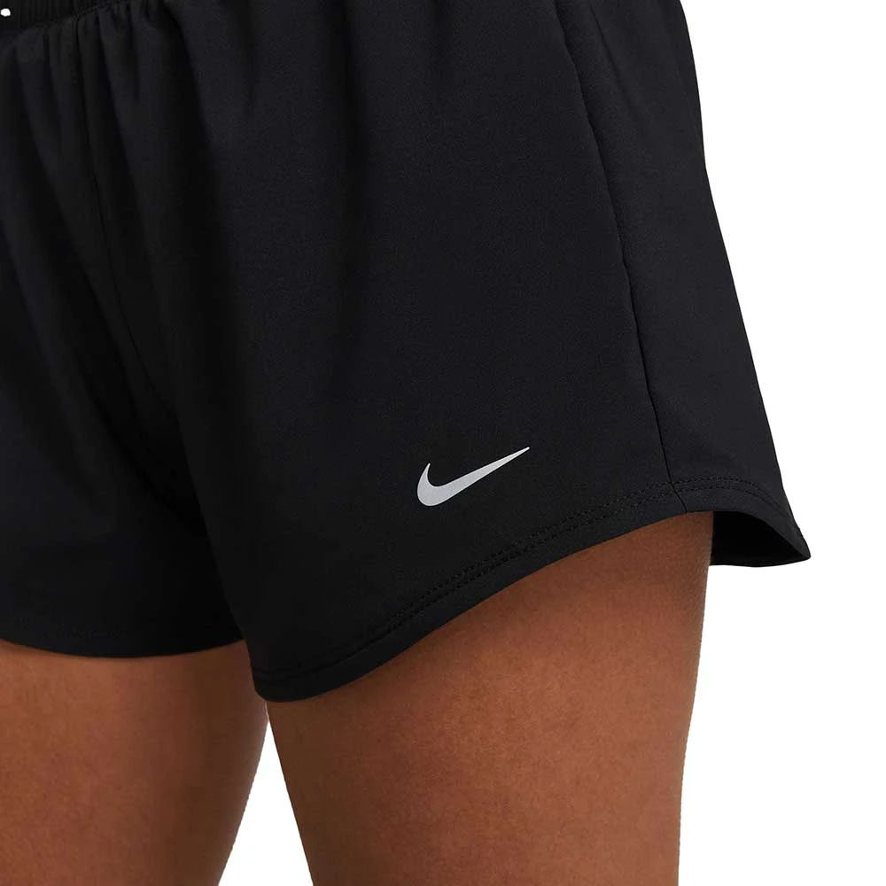 Women's Nike One Dri-Fit Mid Rise 3in Short - Black 8 Women's Nike One Dri-Fit Mid Rise 3in Short - Black - Image 6